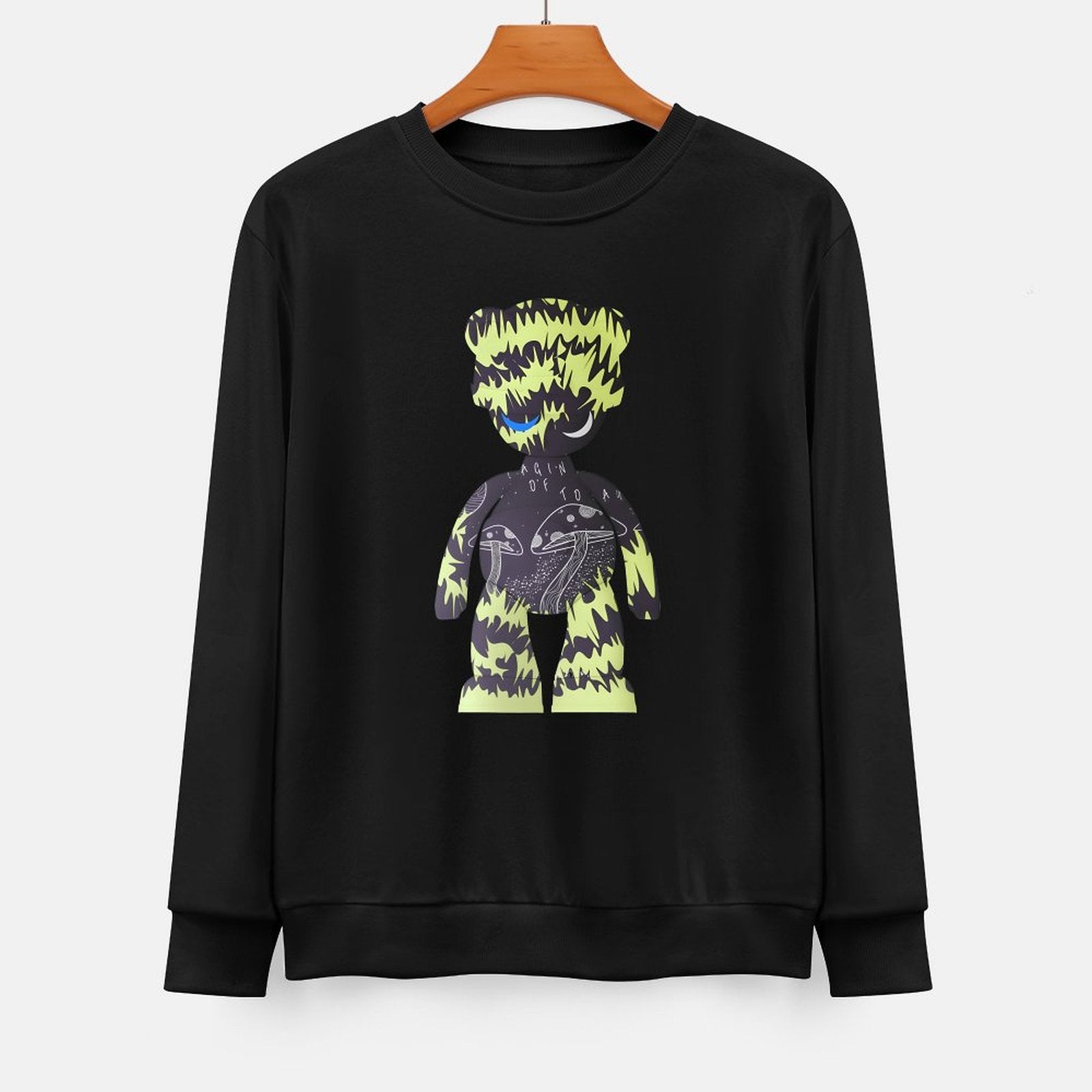 Long Sleeve With Front PatternUnisex Double-Stitched